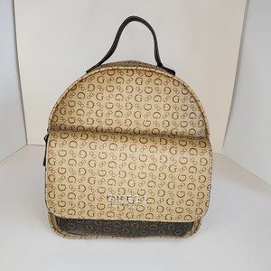 Guess Maxina Logo Mid-Size Backpack - Mocha Brown - NWT